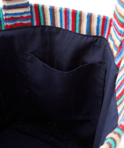 Unblend Pile Stripe Big Tote Bag 大容量托特包