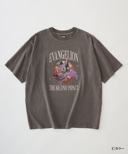 EVANGELION x MONO-MART 限定 復古刺繡圖案短袖T恤