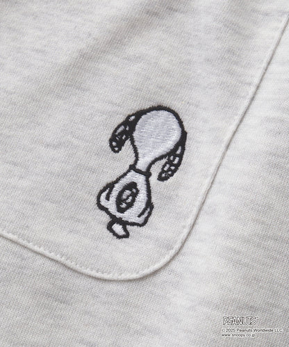 MONO-MART x Peanuts Snoopy set with one-point heart embroidery 史努比短袖套裝
