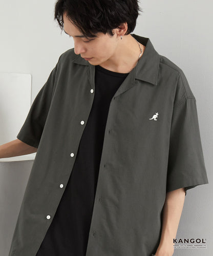 KANGOL 特別訂製 刺繡 Logo 短袖襯衫