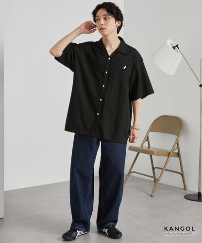 KANGOL 特別訂製 刺繡 Logo 短袖襯衫