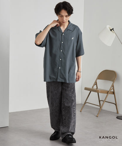KANGOL 特別訂製 刺繡 Logo 短袖襯衫