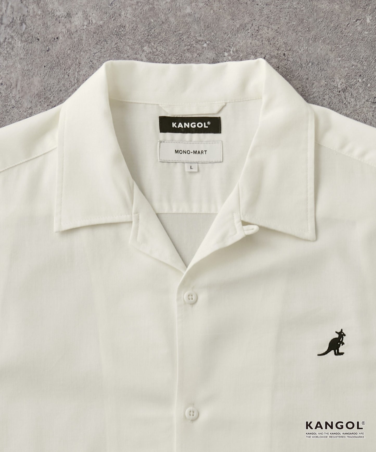 KANGOL 特別訂製 刺繡 Logo 短袖襯衫
