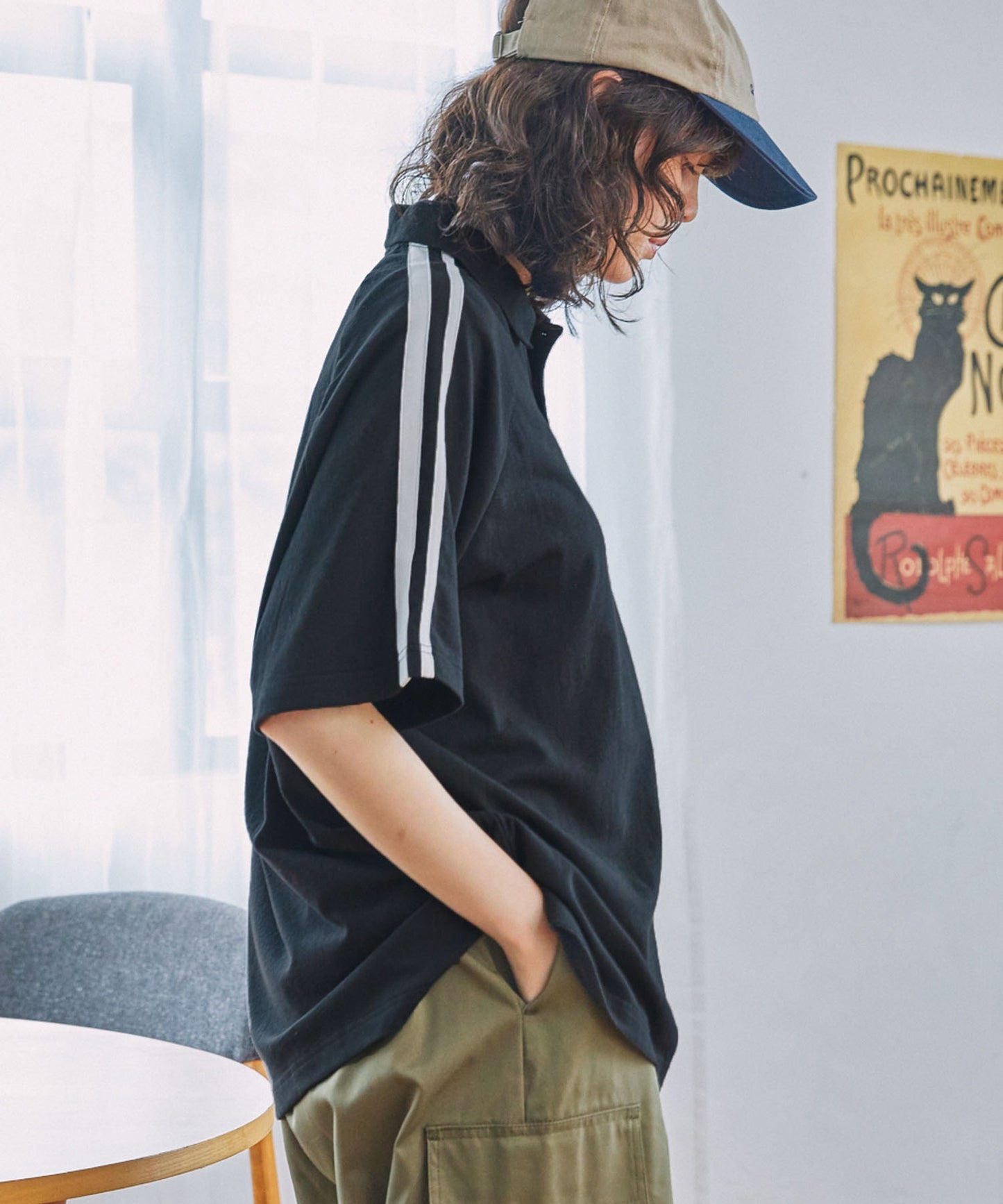 U.S. POLO ASSN. 刺繡LOGO條紋短袖Polo衫