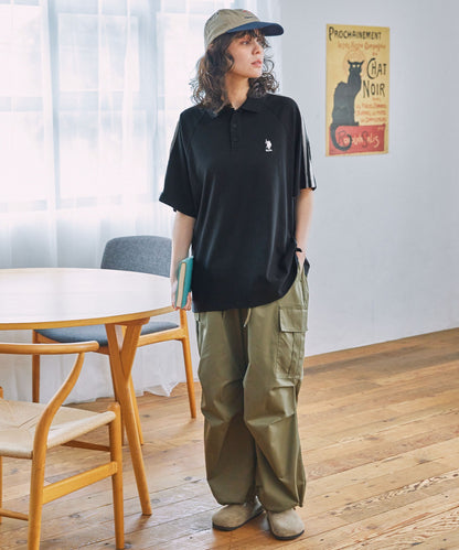 U.S. POLO ASSN. 刺繡LOGO條紋短袖Polo衫