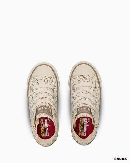 日本限定 CONVERSE X TABEKKO DOUBUTSU CHILD ALL STAR BS Z HI 聯名兒童帆布鞋