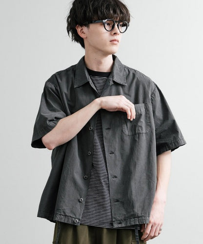 Audience 抽繩開領五分袖襯衫 AUD6630