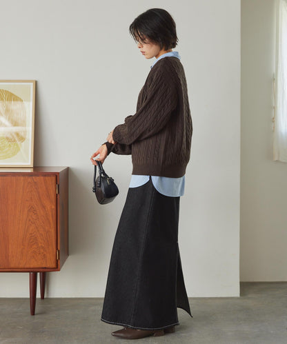 U.S. POLO ASSN. 刺繡LOGO 麻花針織衫