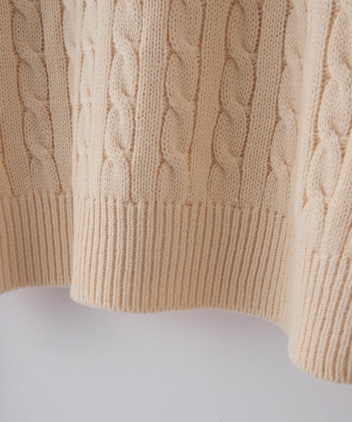 U.S. POLO ASSN. 刺繡LOGO 麻花針織衫