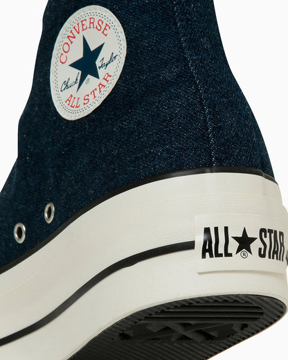 日本限定 CONVERSE ALL STAR LIFTED DM HI 牛仔單寧高筒厚底鞋