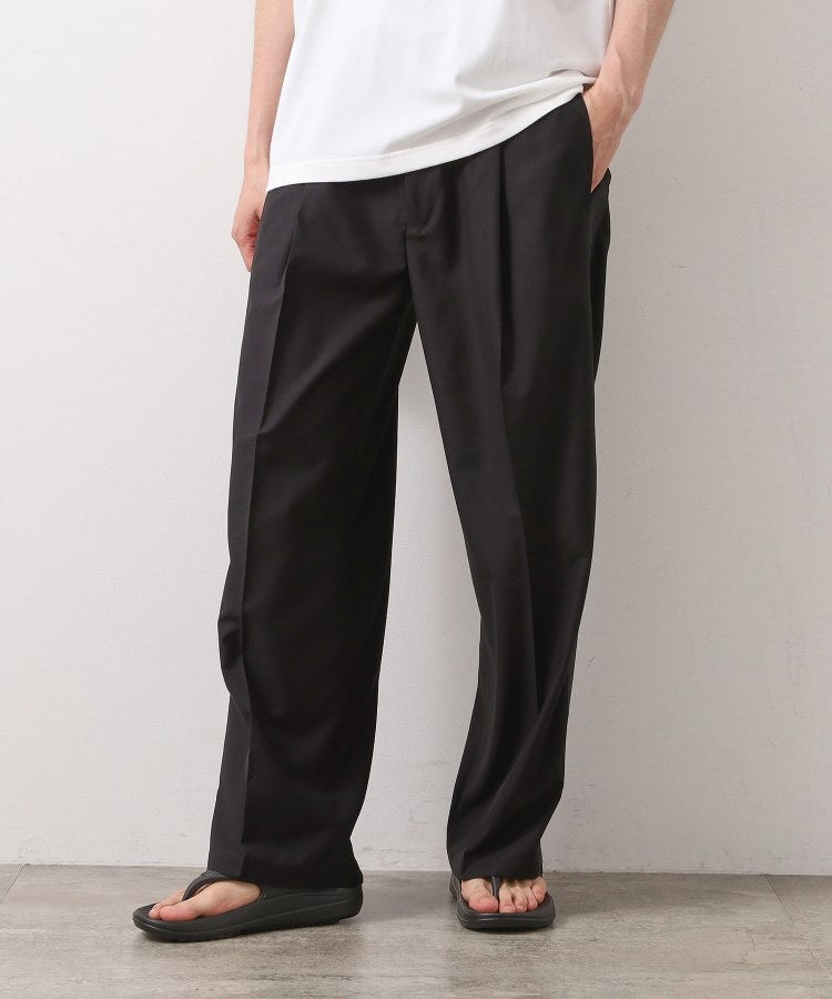 THE SHOP TK TR 寬版側邊條紋長褲