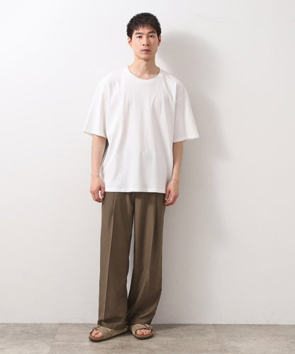 THE SHOP TK TR 寬版側邊條紋長褲