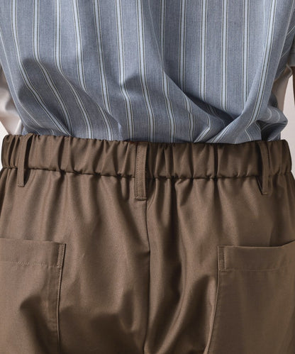 THE SHOP TK TR 寬版側邊條紋長褲