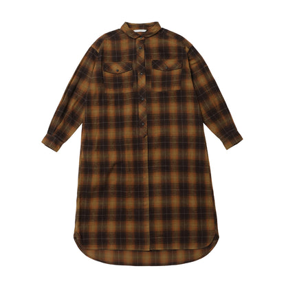 特價 NANGA FADE PLAID 格紋露營風襯衫洋裝