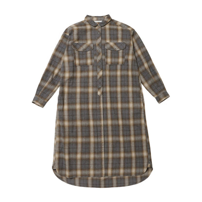 特價 NANGA FADE PLAID 格紋露營風襯衫洋裝