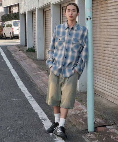 WEGO baggy denim shorts 寬鬆牛仔短褲