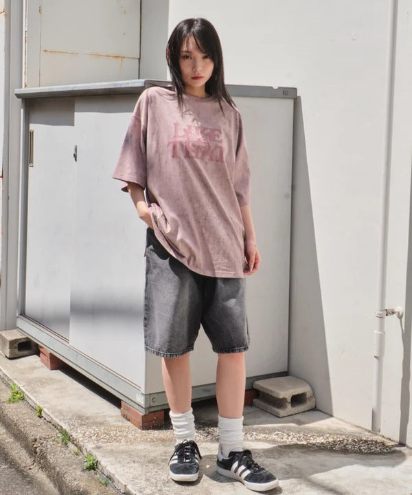 WEGO baggy denim shorts 寬鬆牛仔短褲