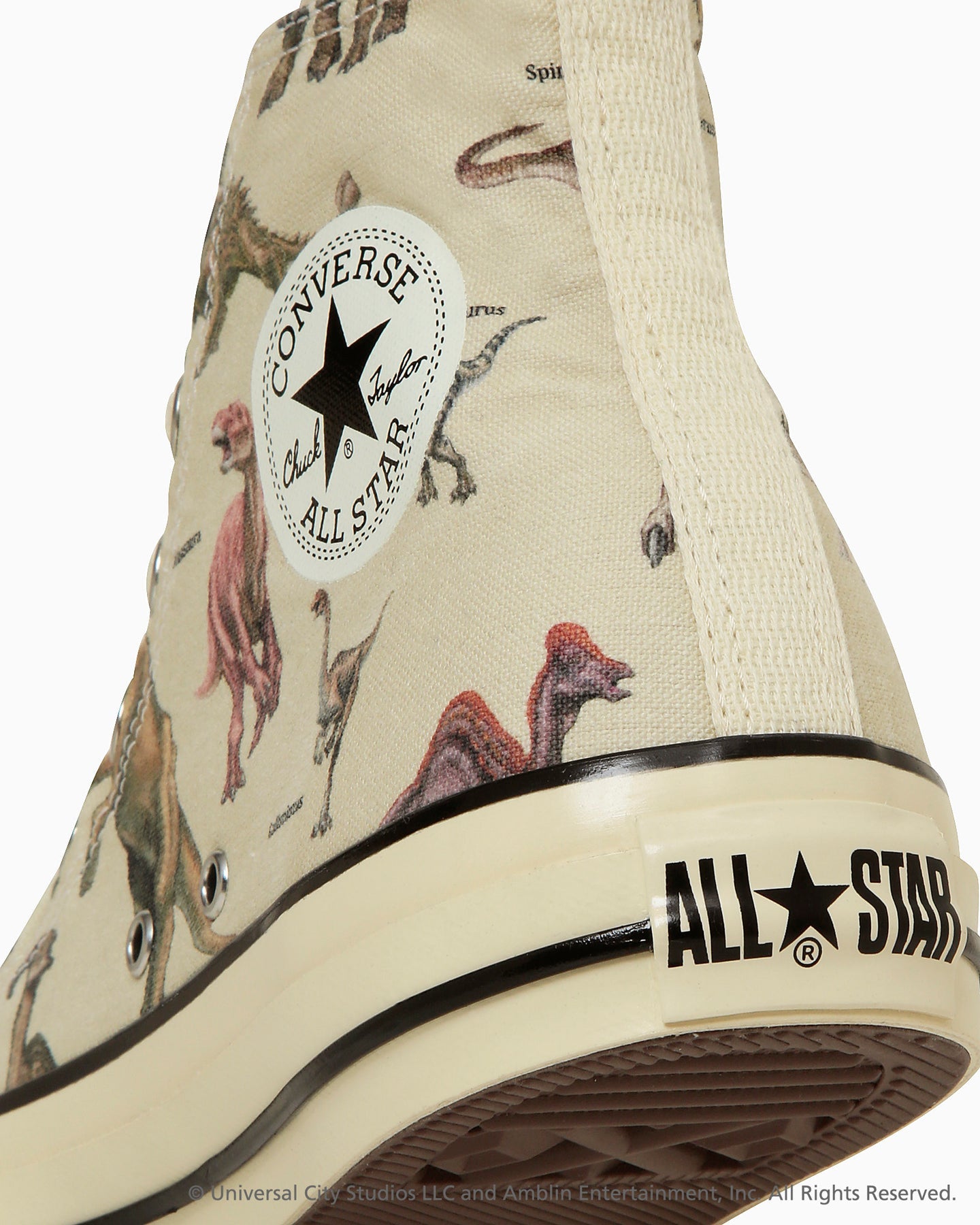 日本限定 CONVERSE ALL STAR AGED DP HI / JURASSIC PARK 侏羅紀公園聯名高筒帆布鞋