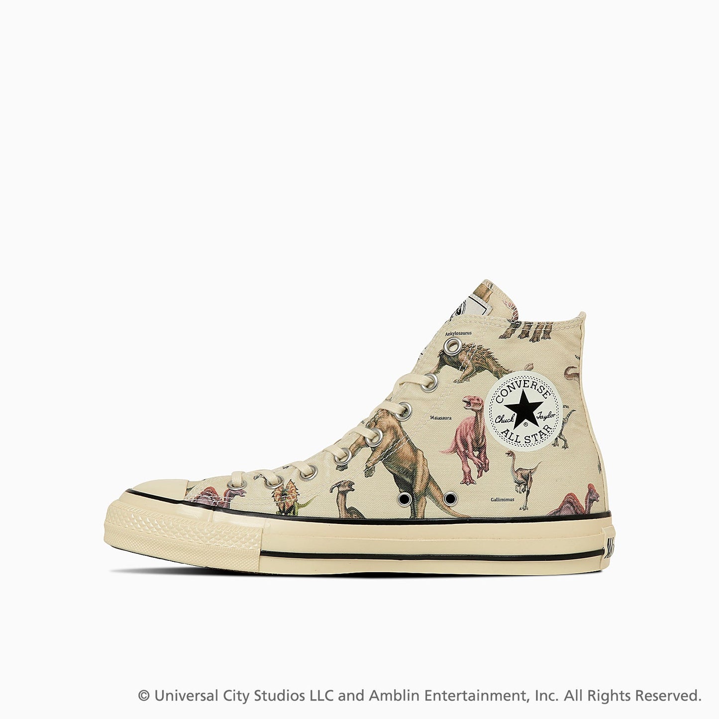 日本限定 CONVERSE ALL STAR AGED DP HI / JURASSIC PARK 侏羅紀公園聯名高筒帆布鞋