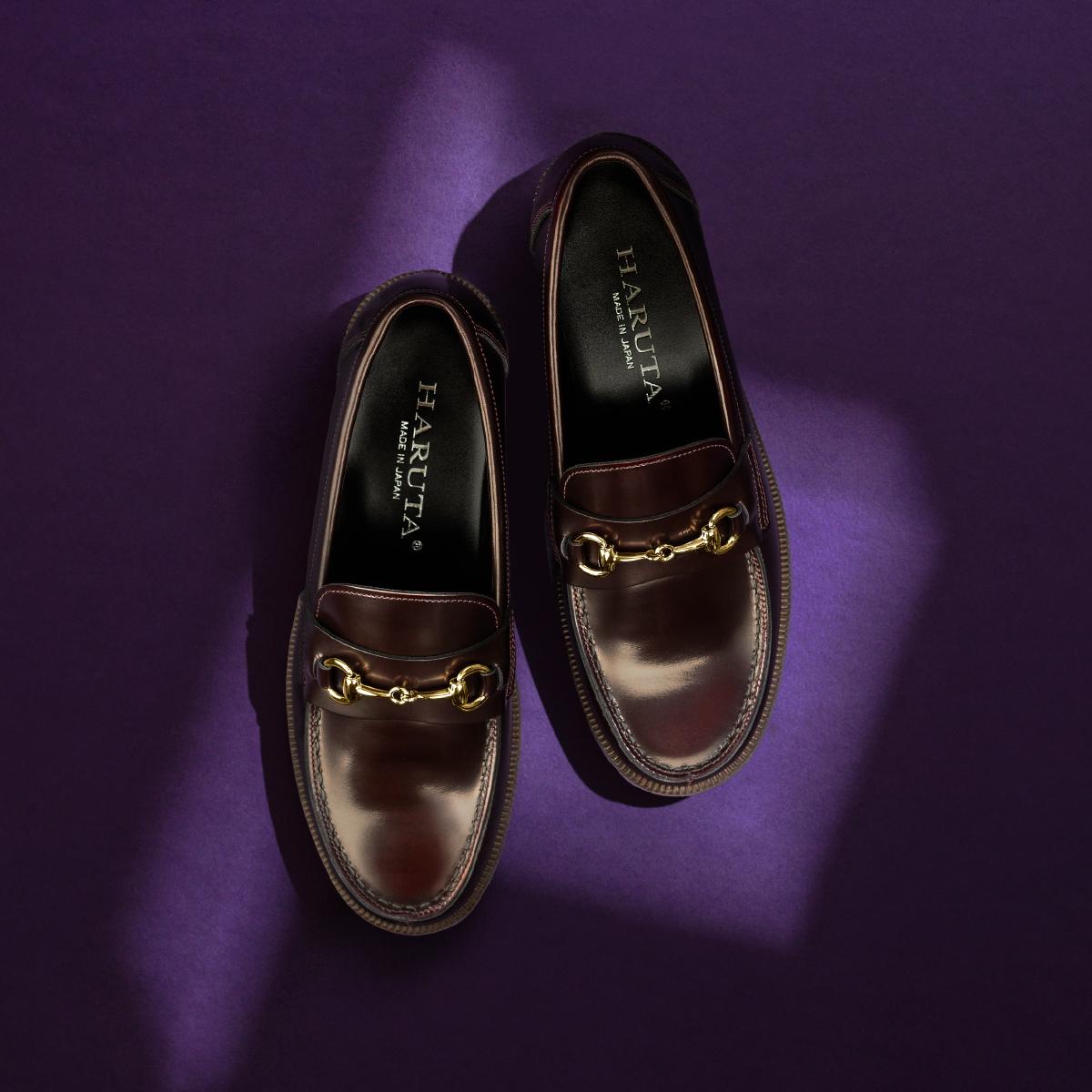 日本製HARUTA 金屬飾扣樂福鞋 #239