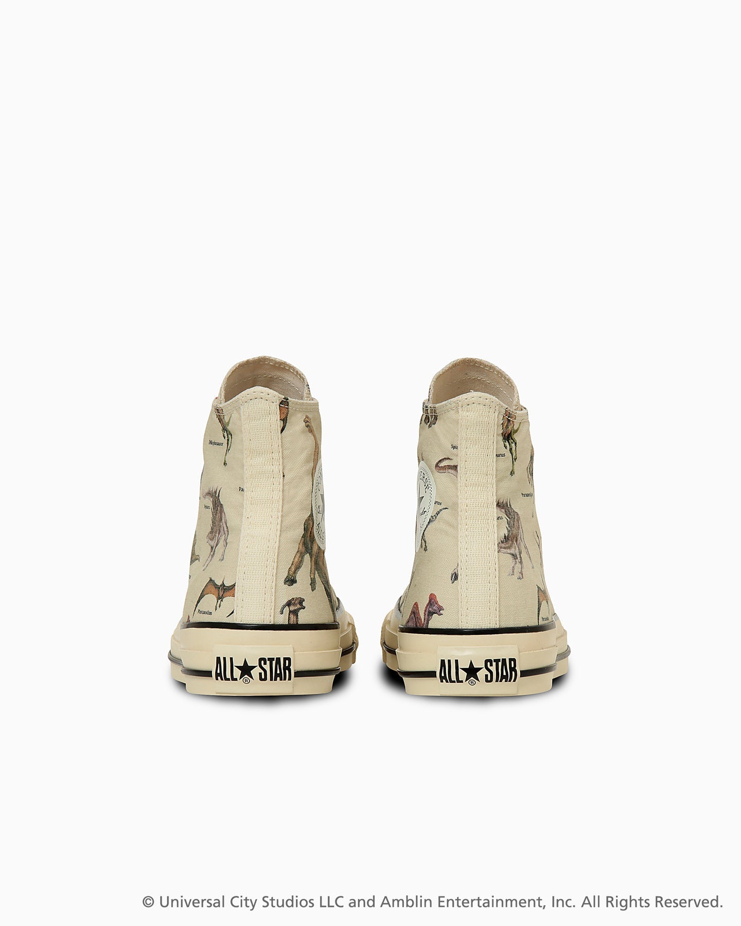 日本限定 CONVERSE ALL STAR AGED DP HI / JURASSIC PARK 侏羅紀公園聯名高筒帆布鞋
