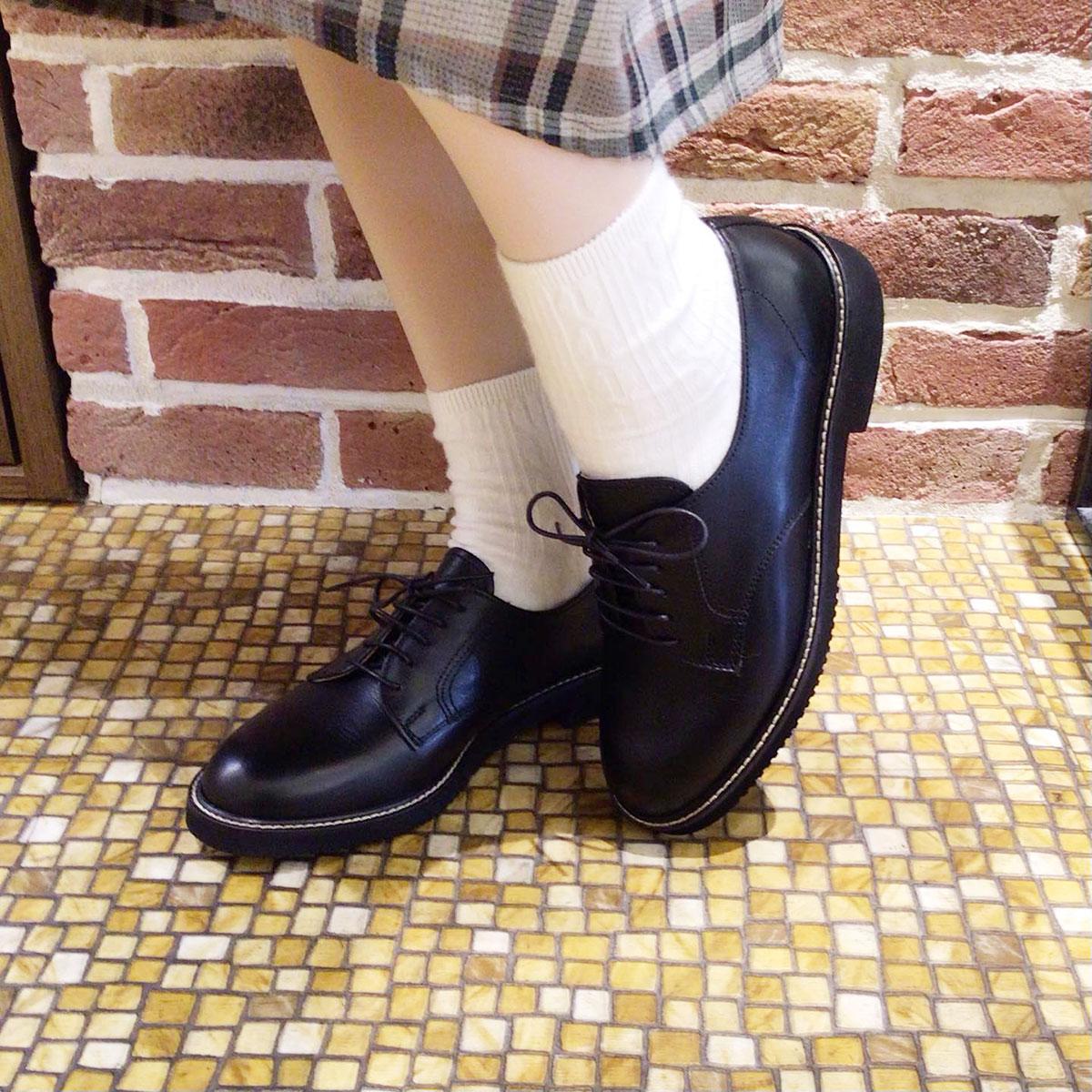 日本製 HARUTA 綁帶皮鞋 #370KS