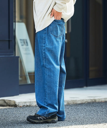 FREAK'S STORE Wide Straight Denim pants 寬版直筒牛仔褲
