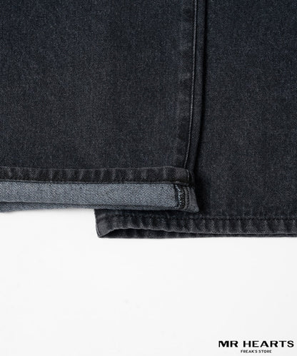 MR HEARTS VINTAGE WASH WIDE STRAIGHT DENIM 復古水洗牛仔褲