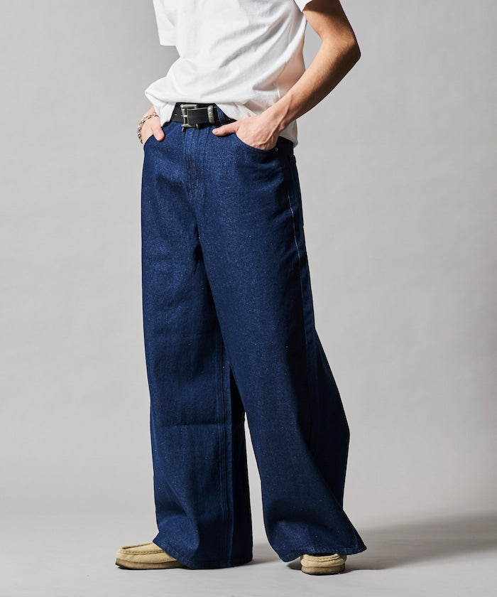 FREAK'S STORE 寬版喇叭剪裁牛仔褲