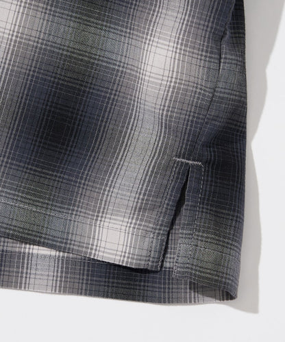 FREAK'S STORE NEW LOOSE FIT OMBRE CHECK SHIRT SS 短袖格紋襯衫