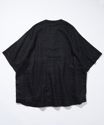 CAHLUMN Linen Baseball Shirt 亞麻短袖棒球衫
