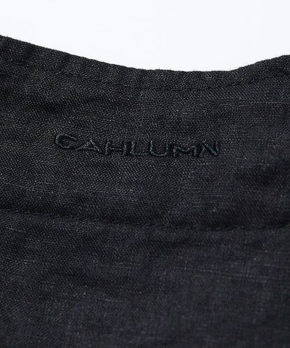 CAHLUMN Linen Baseball Shirt 亞麻短袖棒球衫