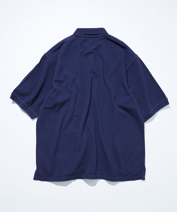 CAHLUMN Over dye Polo Shirt 品牌標誌POLO衫
