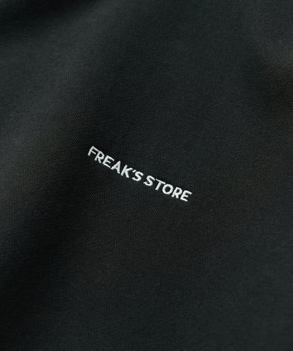 特價 FREAK'S STORE 寬版簡約刺繡圓領大學T