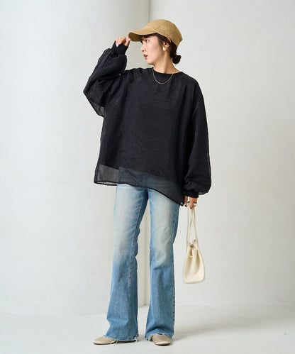 特價 FREAK'S STORE 拼接歐根紗休閒上衣