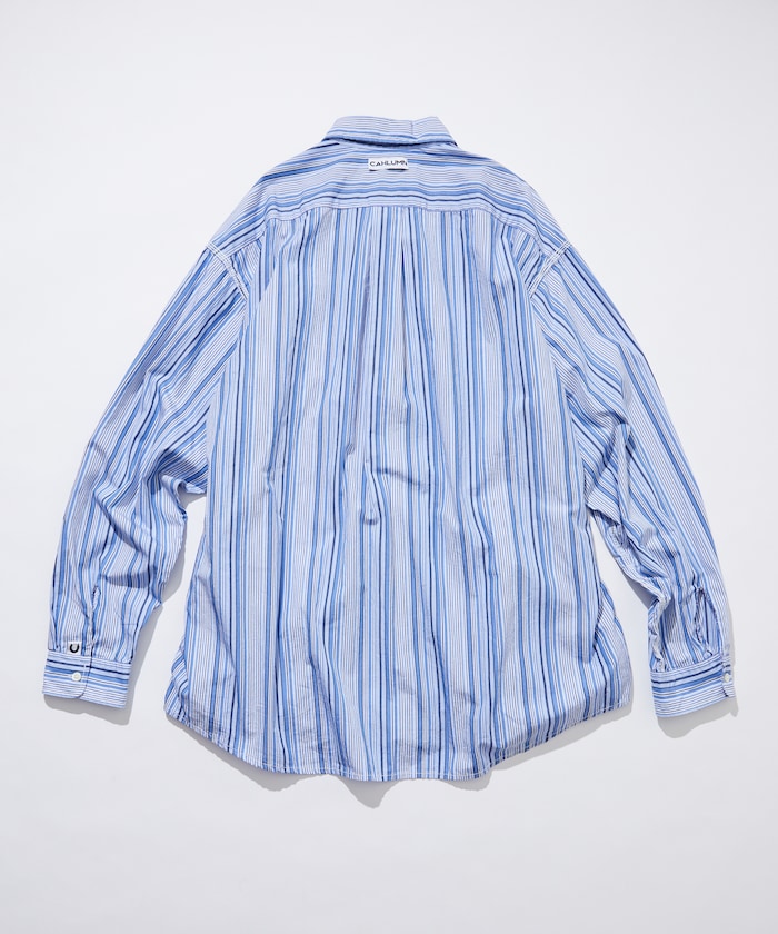 CAHLUMN Magazine Pocket Chain Stitch Shirt 口袋縫線襯衫