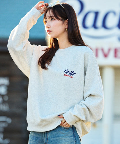 Pacific DRIVE-IN × FREAK'S STORE 限定款 寬版圓領大學