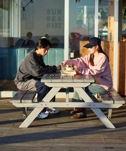 Pacific DRIVE-IN × FREAK'S STORE 限定款 寬版圓領大學