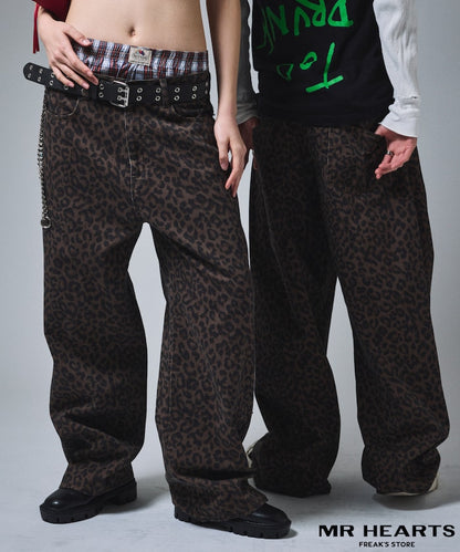 MR HEARTS VINTAGE WASH WIDE STRAIGHT DENIM 復古水洗牛仔褲