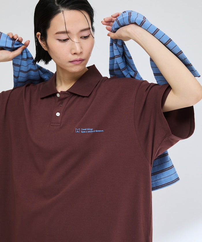 MA Firsthand BASIC LOGO POLO ONEPIECE 刺繡短袖Polo連衣裙
