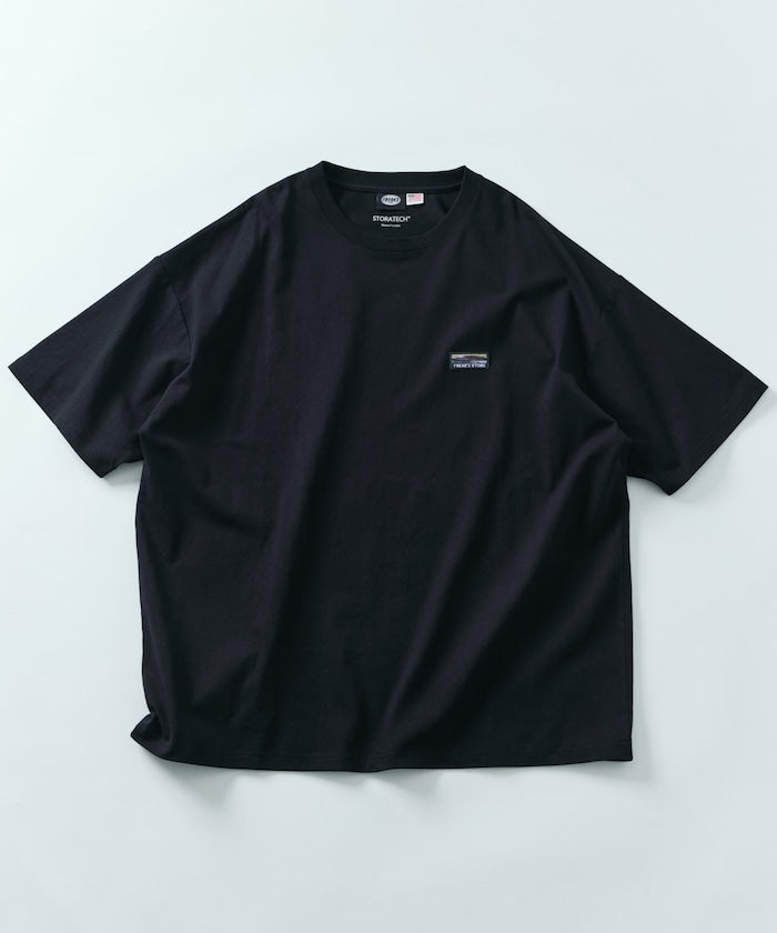 FREAK'S STORE STRATECH 寬版簡約 Logo 圓領 T 恤短袖上衣