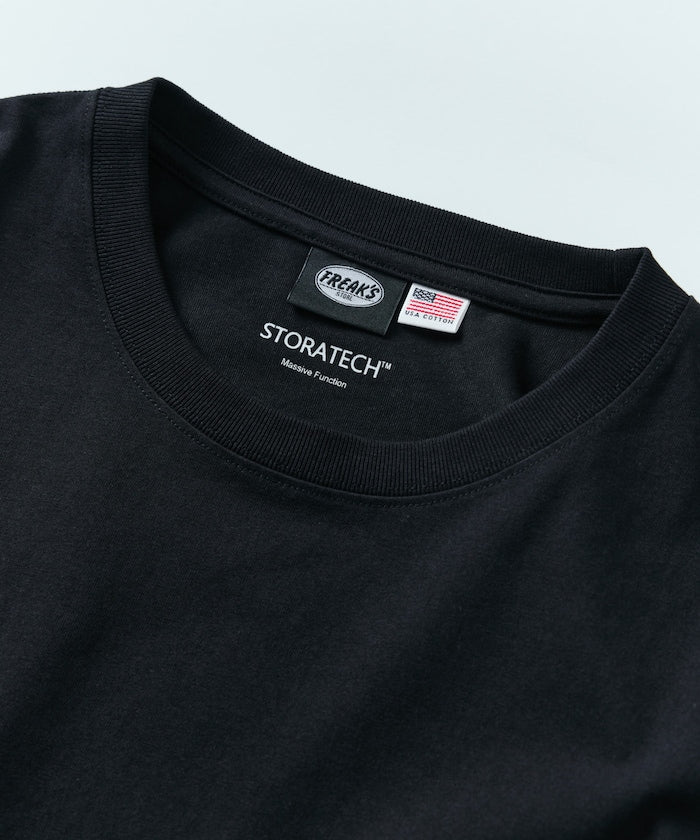 FREAK'S STORE STRATECH 寬版簡約 Logo 圓領 T 恤短袖上衣