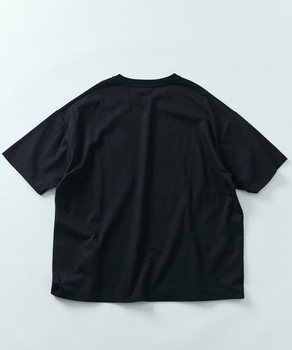 FREAK'S STORE STRATECH 寬版簡約 Logo 圓領 T 恤短袖上衣