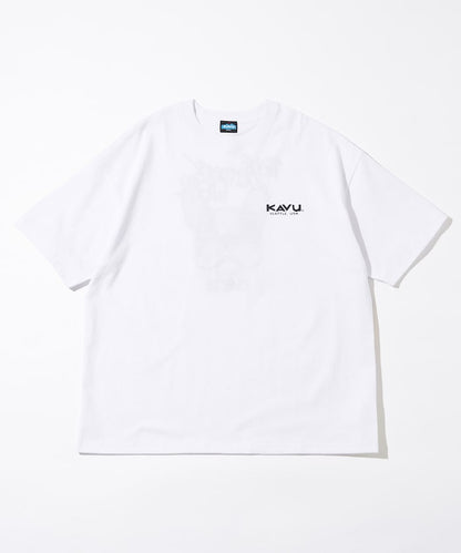 KAVU × FREAK'S STORE 聯名限定款 動物圖騰寬版短袖T恤上衣