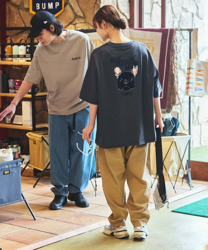 KAVU × FREAK'S STORE 聯名限定款 動物圖騰寬版短袖T恤上衣