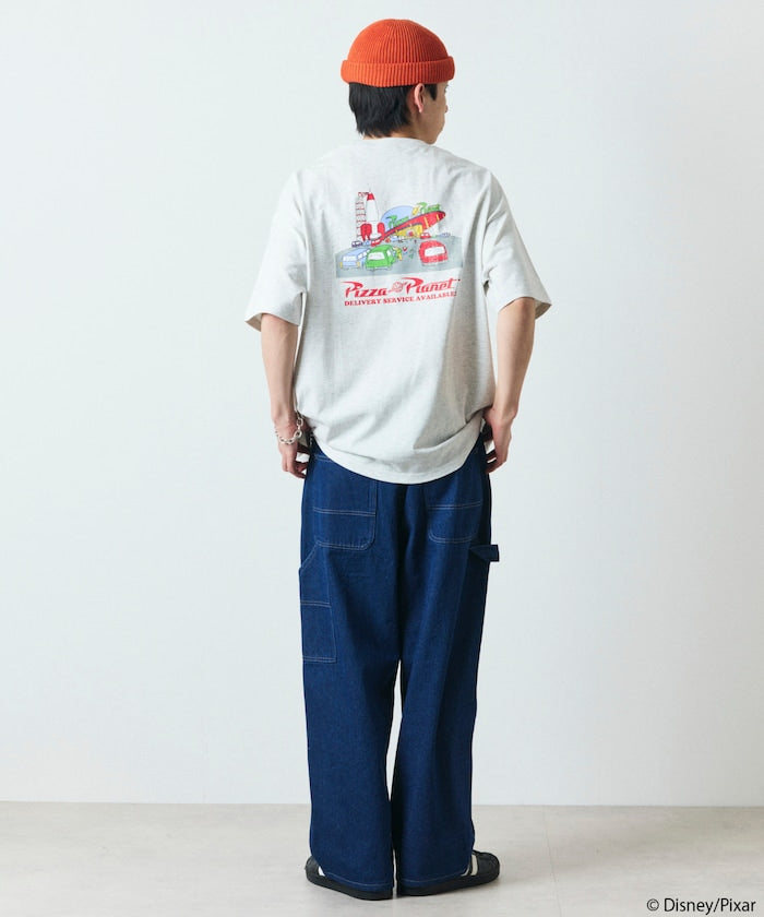 FREAK'S STORE x TOY STORY Big Silhouette Back Print Crew Neck T-Shirt / Pizza Planet 印花短袖T恤