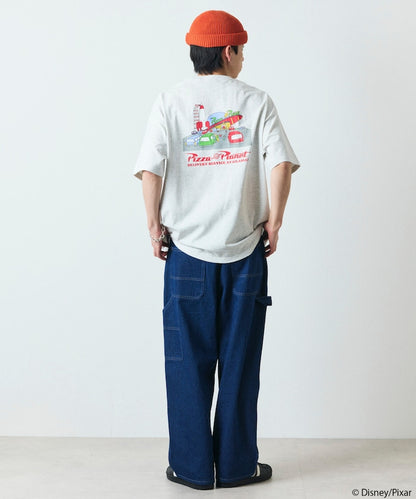 FREAK'S STORE x TOY STORY Big Silhouette Back Print Crew Neck T-Shirt / Pizza Planet 印花短袖T恤