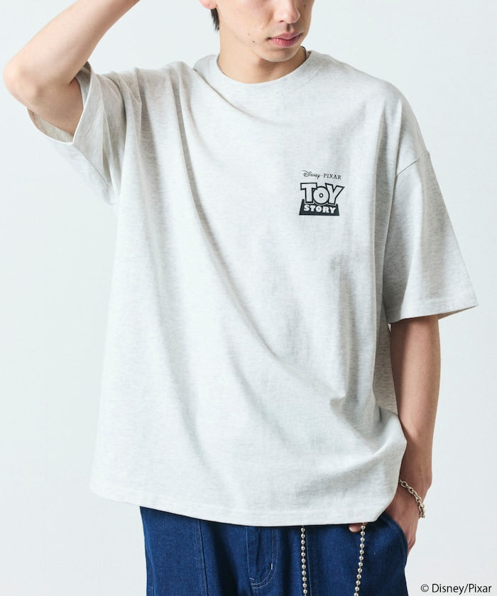 FREAK'S STORE x TOY STORY Big Silhouette Back Print Crew Neck T-Shirt / Pizza Planet 印花短袖T恤