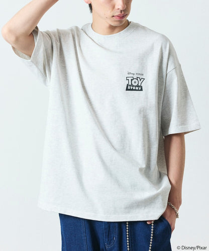 FREAK'S STORE x TOY STORY Big Silhouette Back Print Crew Neck T-Shirt / Pizza Planet 印花短袖T恤