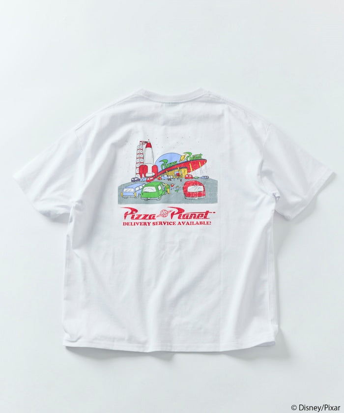 FREAK'S STORE x TOY STORY Big Silhouette Back Print Crew Neck T-Shirt / Pizza Planet 印花短袖T恤